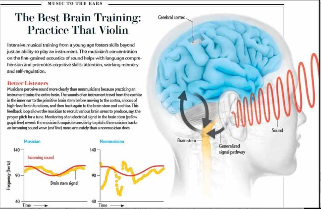 brain training practice violin