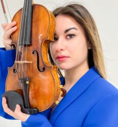 violin instructor Rafailia